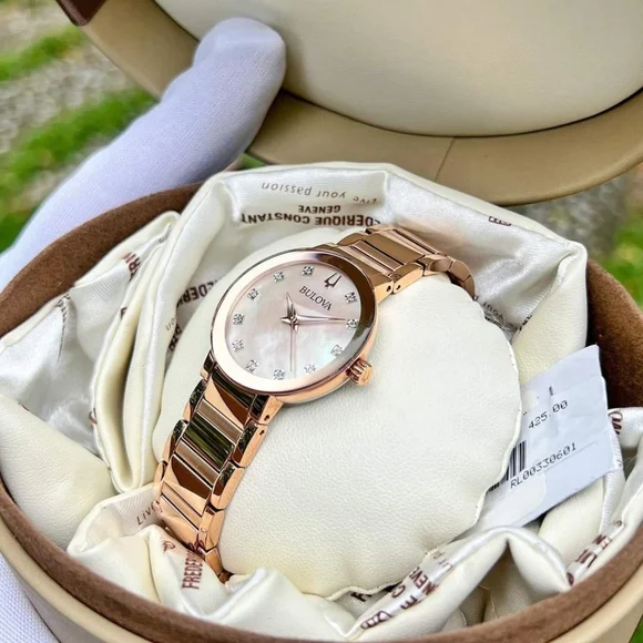 ***NEW*** Bulova Modern Quartz Diamond Mother of Pearl Dial Ladies Watch - Picture 6 of 11